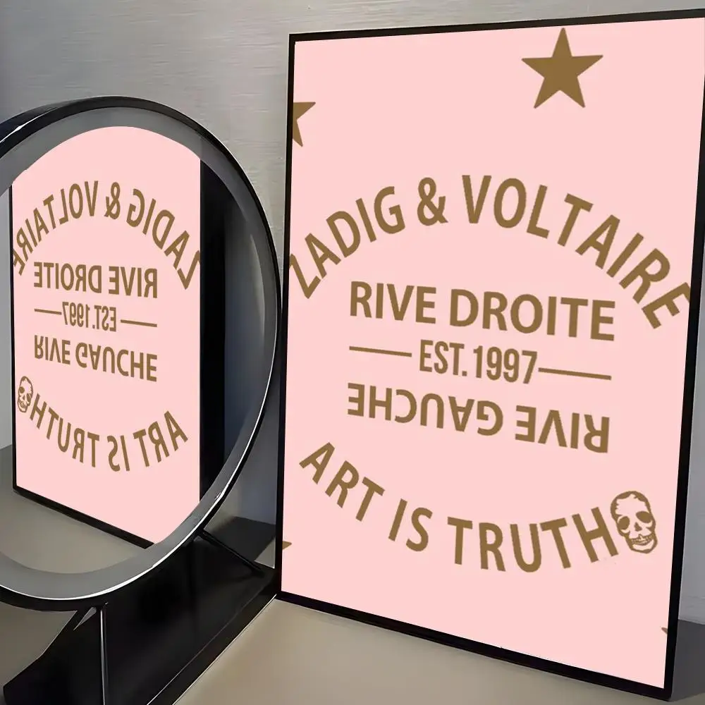 Plakat modowy Zadig & Voltaire Czarny11