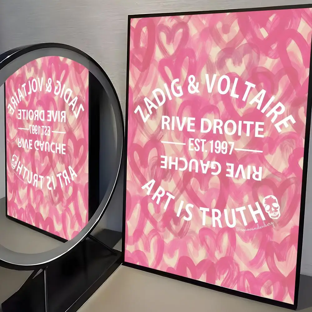 Plakat modowy Zadig & Voltaire Czarny15