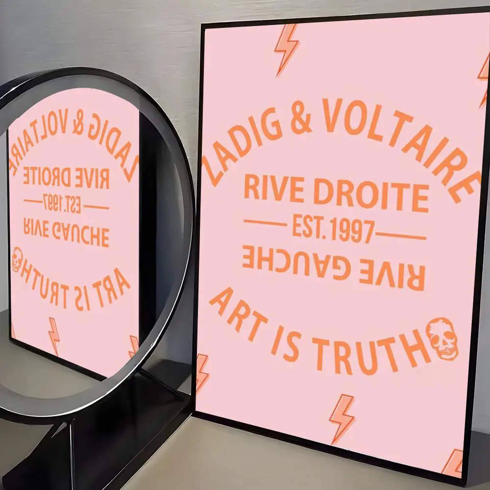 Plakat modowy Zadig & Voltaire Czarny4