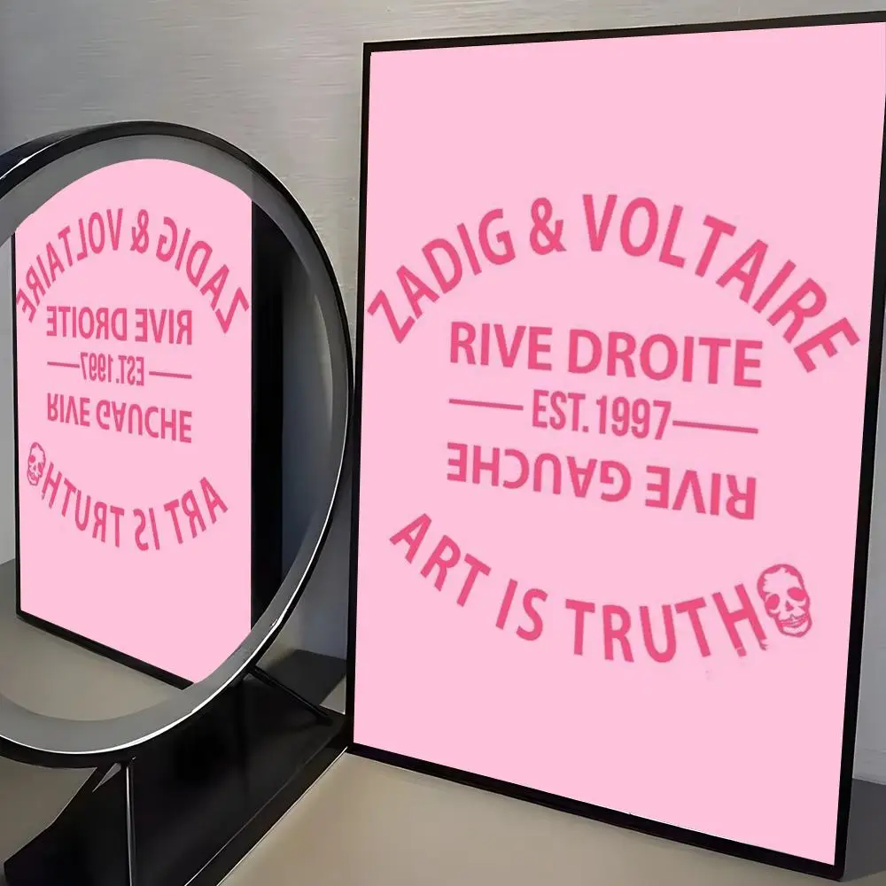 Plakat modowy Zadig & Voltaire Czarny8