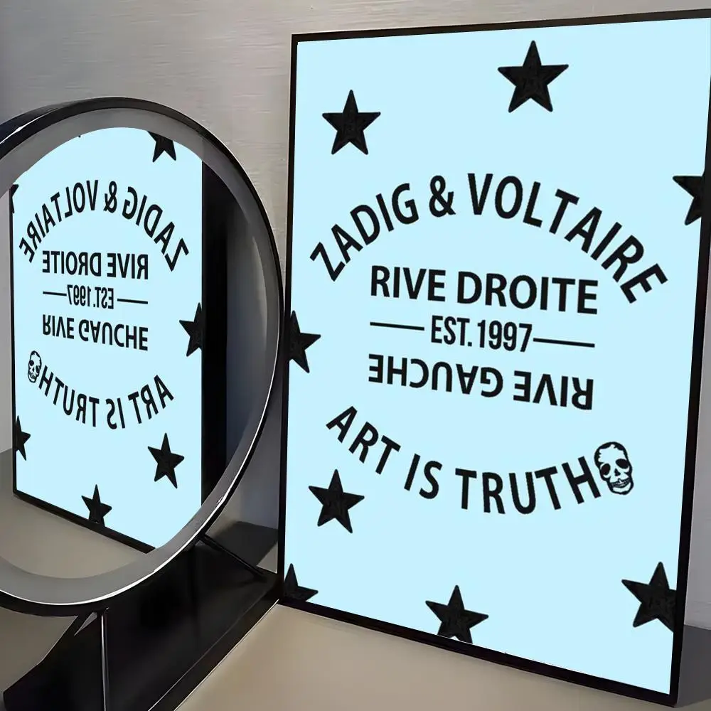 Plakat modowy Zadig & Voltaire Czarny9