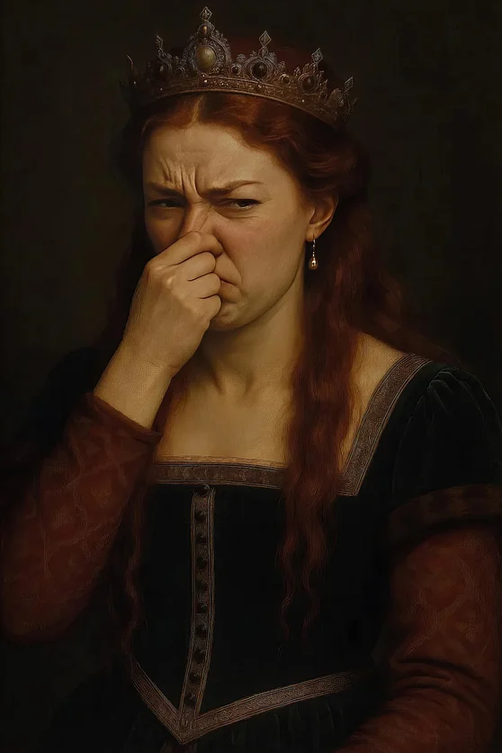 Plakat Mona Lisa do łazienki - humorystyczny Wzór 4