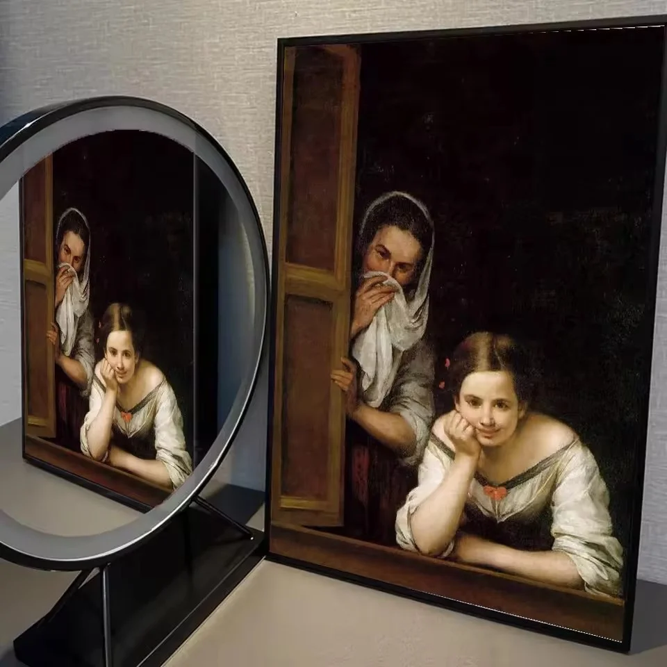 Plakat Mona Lisa do toalety - zabawna grafika Wzór 6