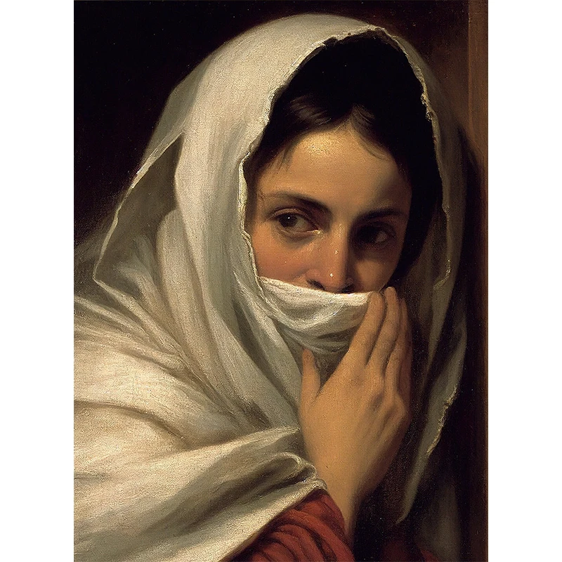 Mona Lisa z papierem toaletowym - zabawny plakat do łazienki Czarny