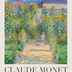 Plakat Claude Monet Lilie wodne Wzór 1