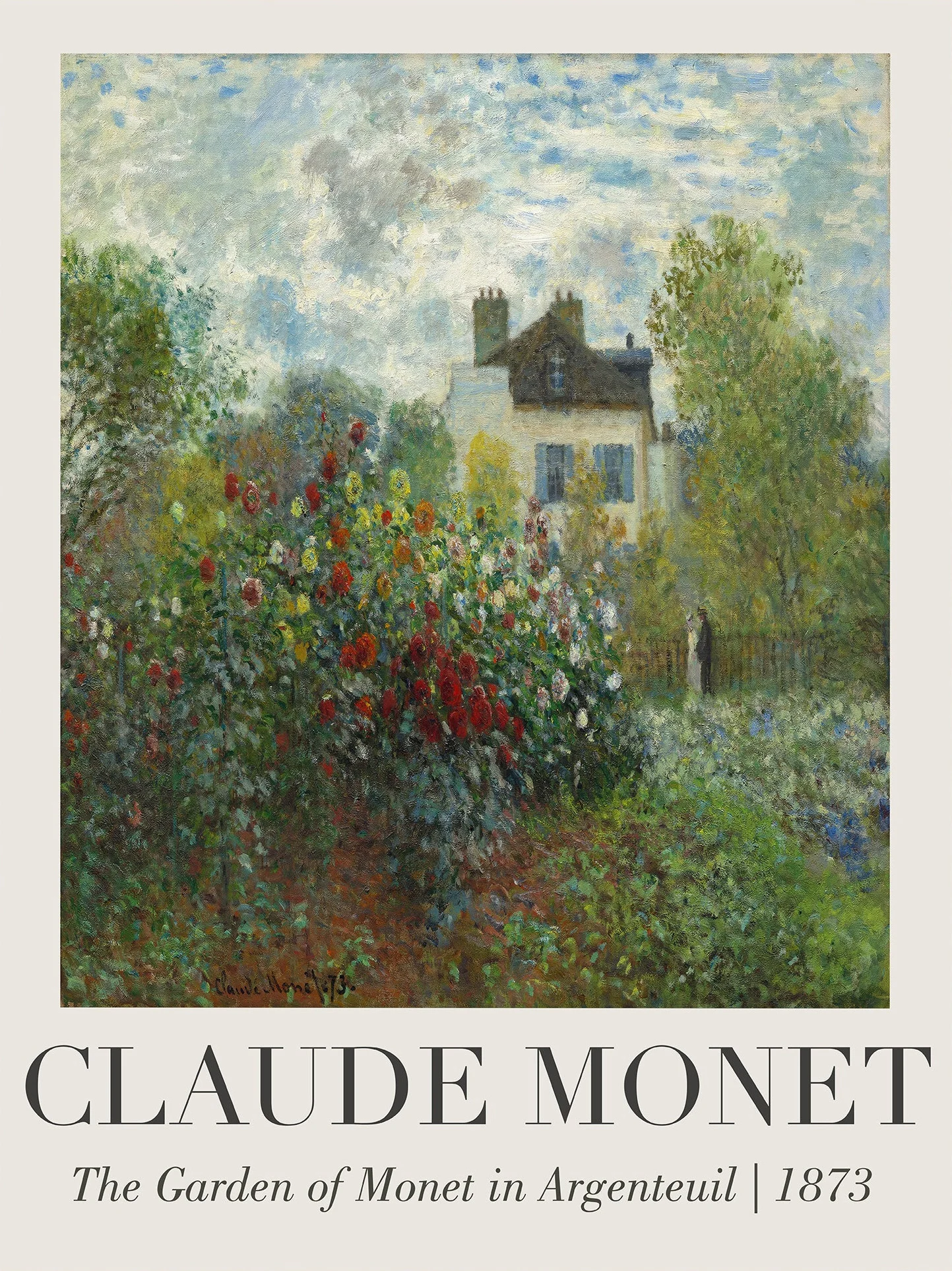Plakat Claude Monet Lilie wodne Wzór 2
