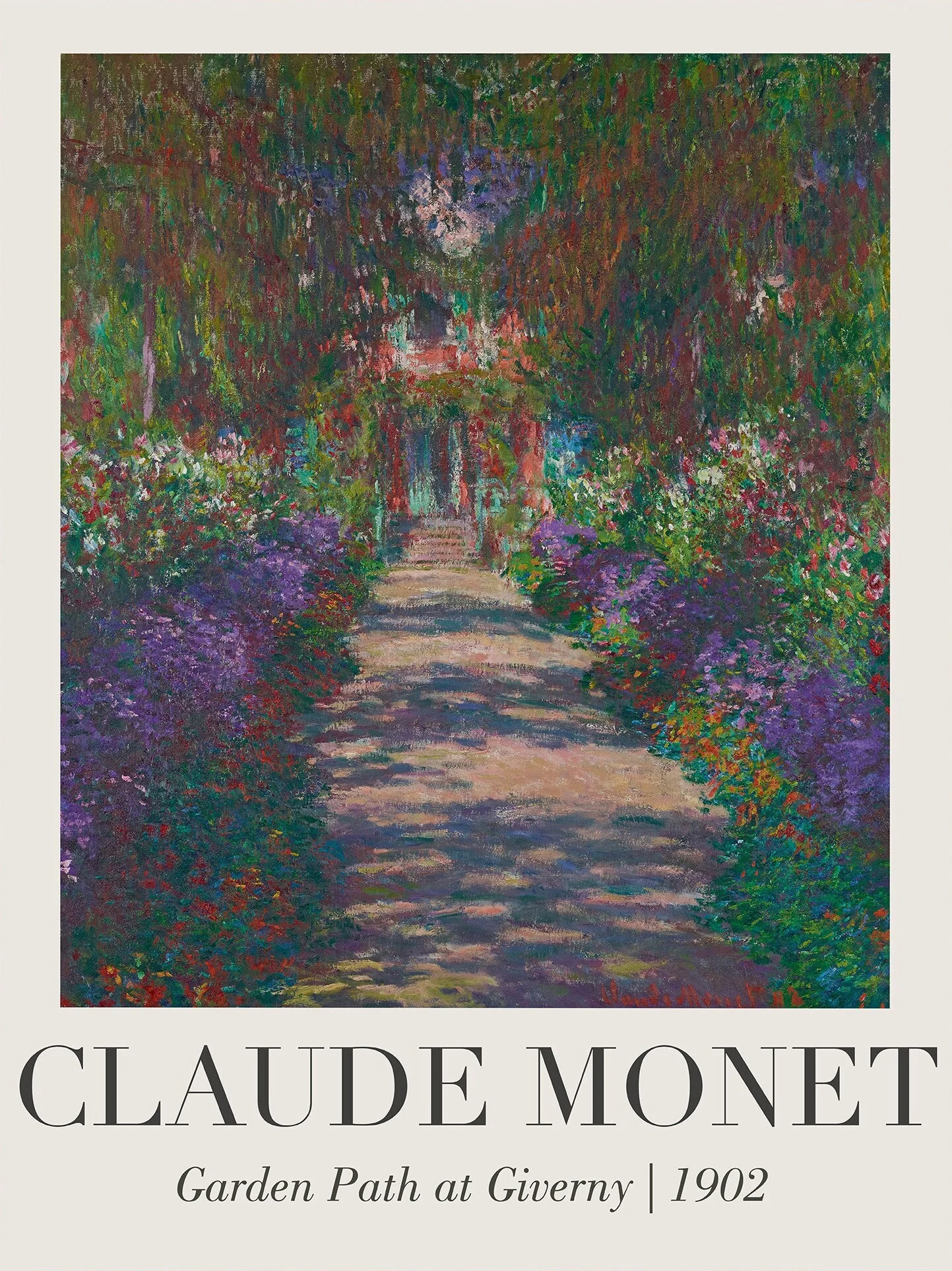 Plakat Claude Monet Lilie wodne Wzór 3