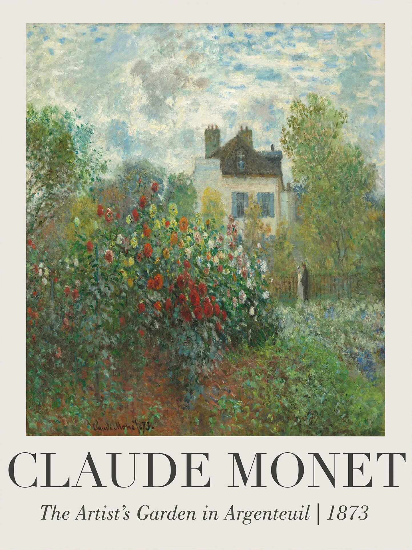 Plakat Claude Monet Lilie wodne Wzór 4