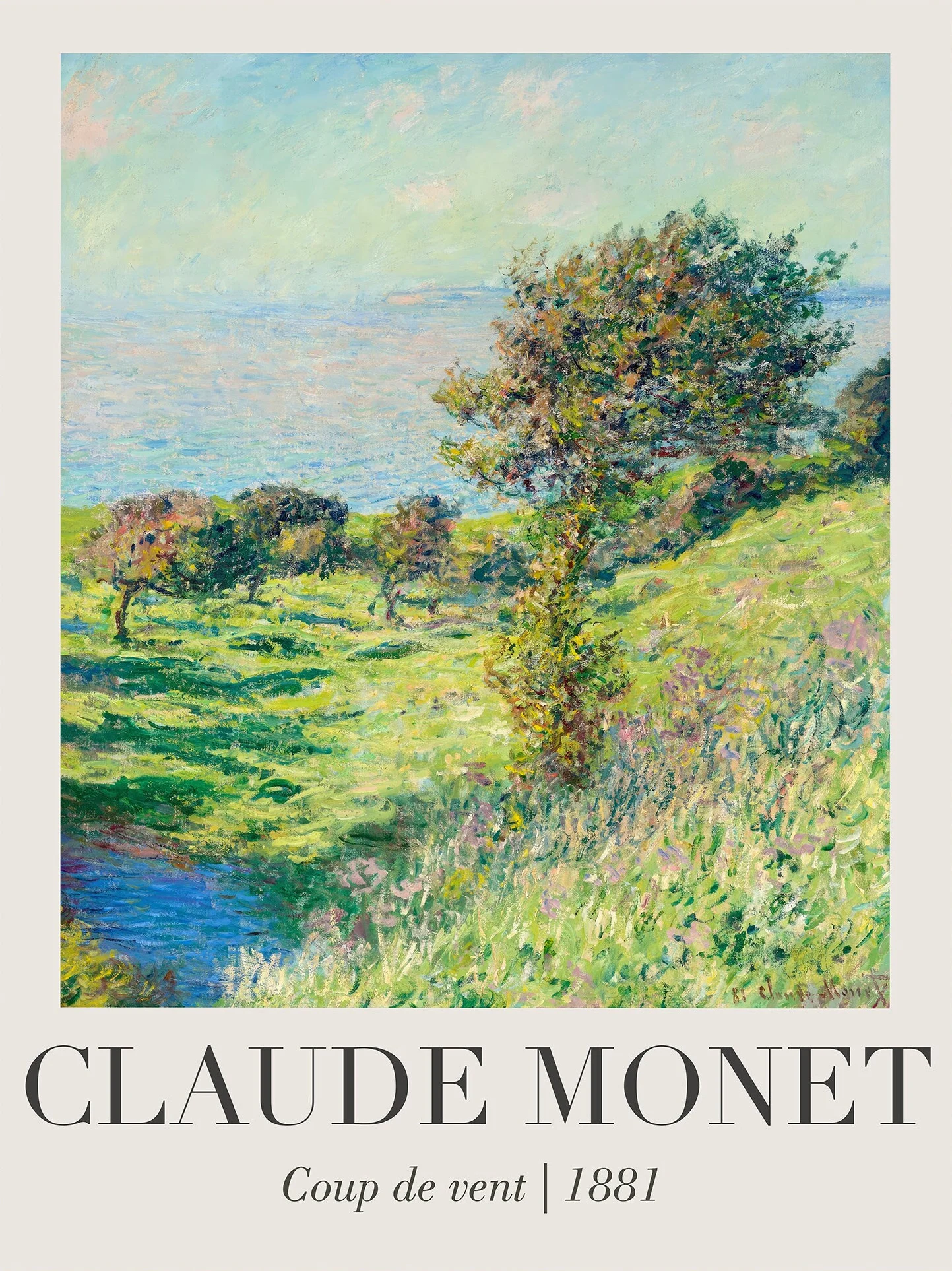 Plakat Claude Monet Lilie wodne Wzór 6