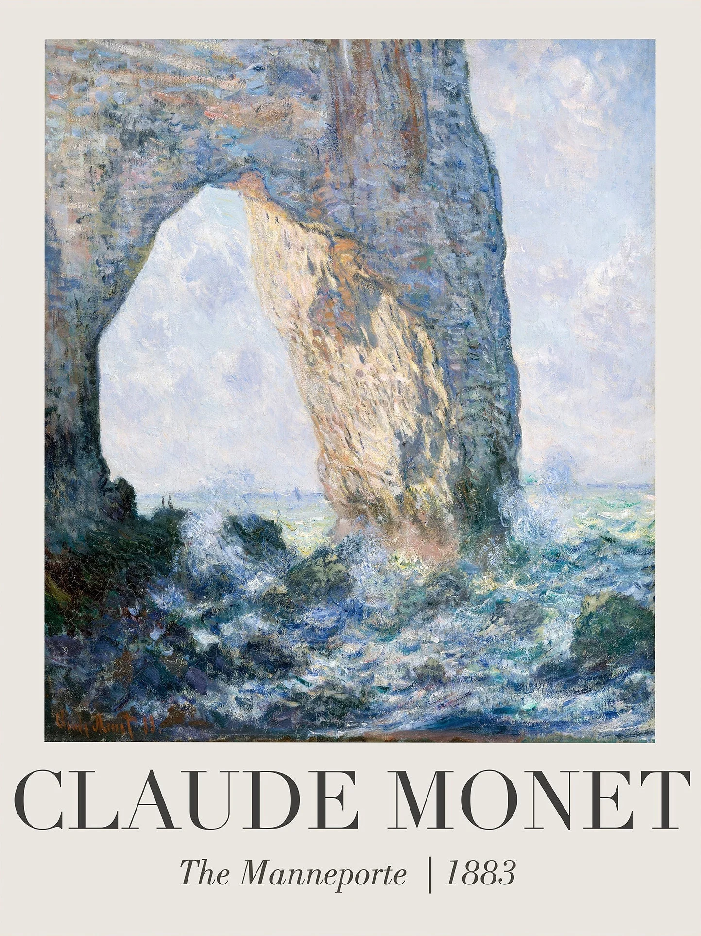 Plakat Claude Monet Lilie wodne Wzór 7