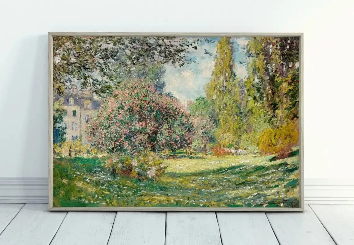 Plakat Monet Pejzaż Abstrakcyjny Reprodukcja Czekolada