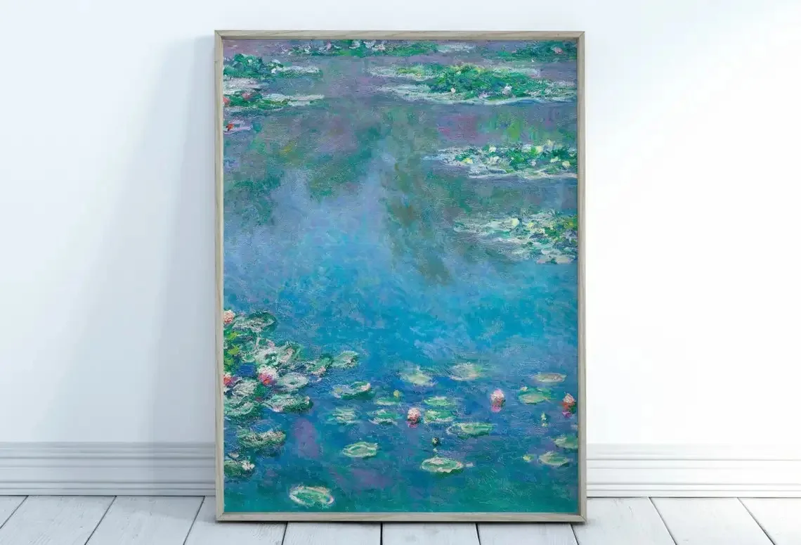 Plakat Monet Pejzaż Abstrakcyjny Reprodukcja Wielo