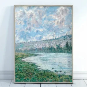 Plakat Monet - abstrakcyjne pejzaże na płótnie Wzór 1