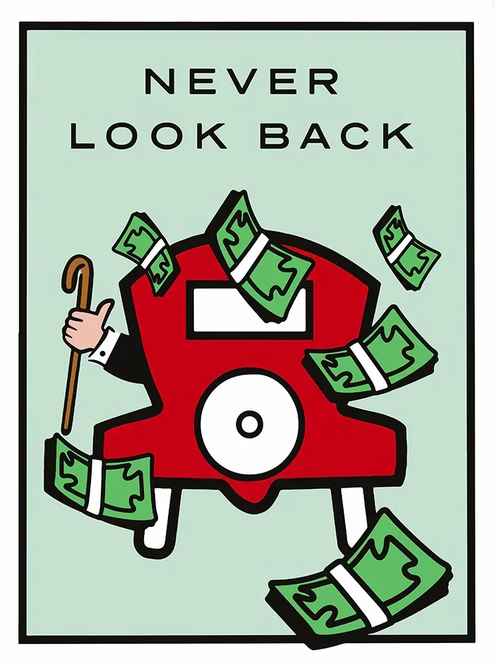 Monopoly Money - plakat motywacyjny z pieniędzmi Wzór 4