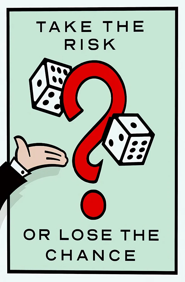Plakat Monopoly - motywacyjny cytat o pieniądzach Wzór 3