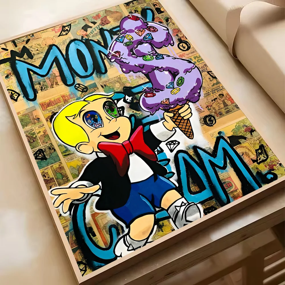 Monopoly Millionaire - plakat z motywem pieniędzy Kawa