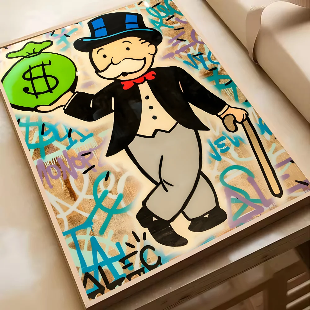 Monopoly Millionaire - plakat z motywem pieniędzy Przezroczysty