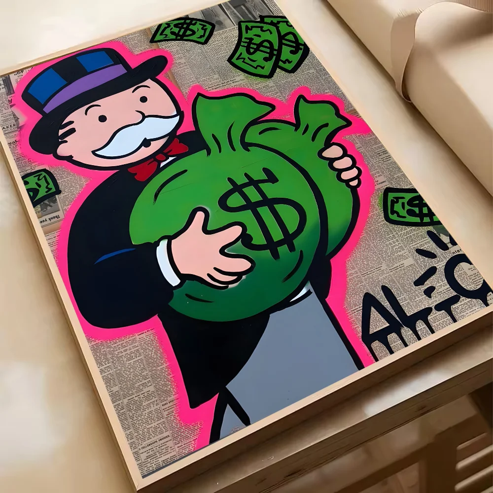 Monopoly Millionaire - plakat z motywem pieniędzy Wielo