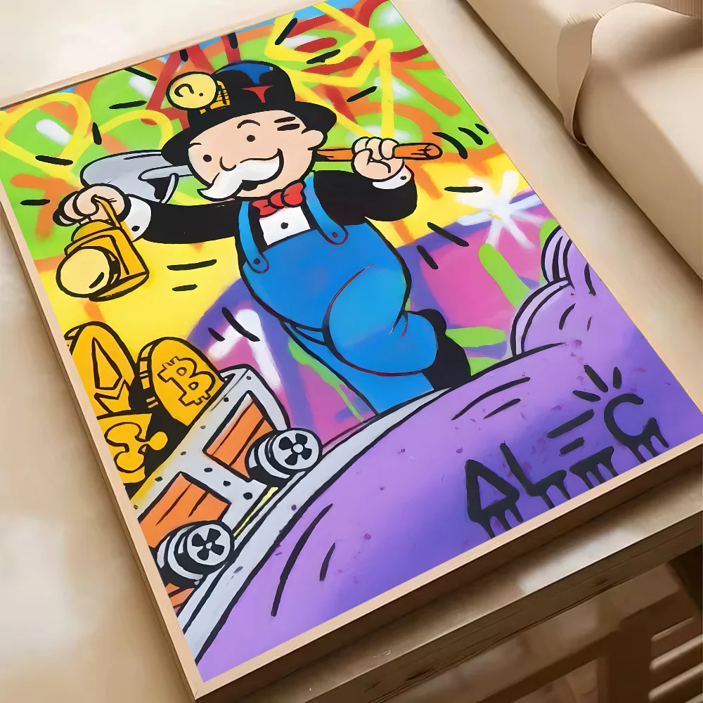 Monopoly Millionaire - plakat z motywem pieniędzy Złoto