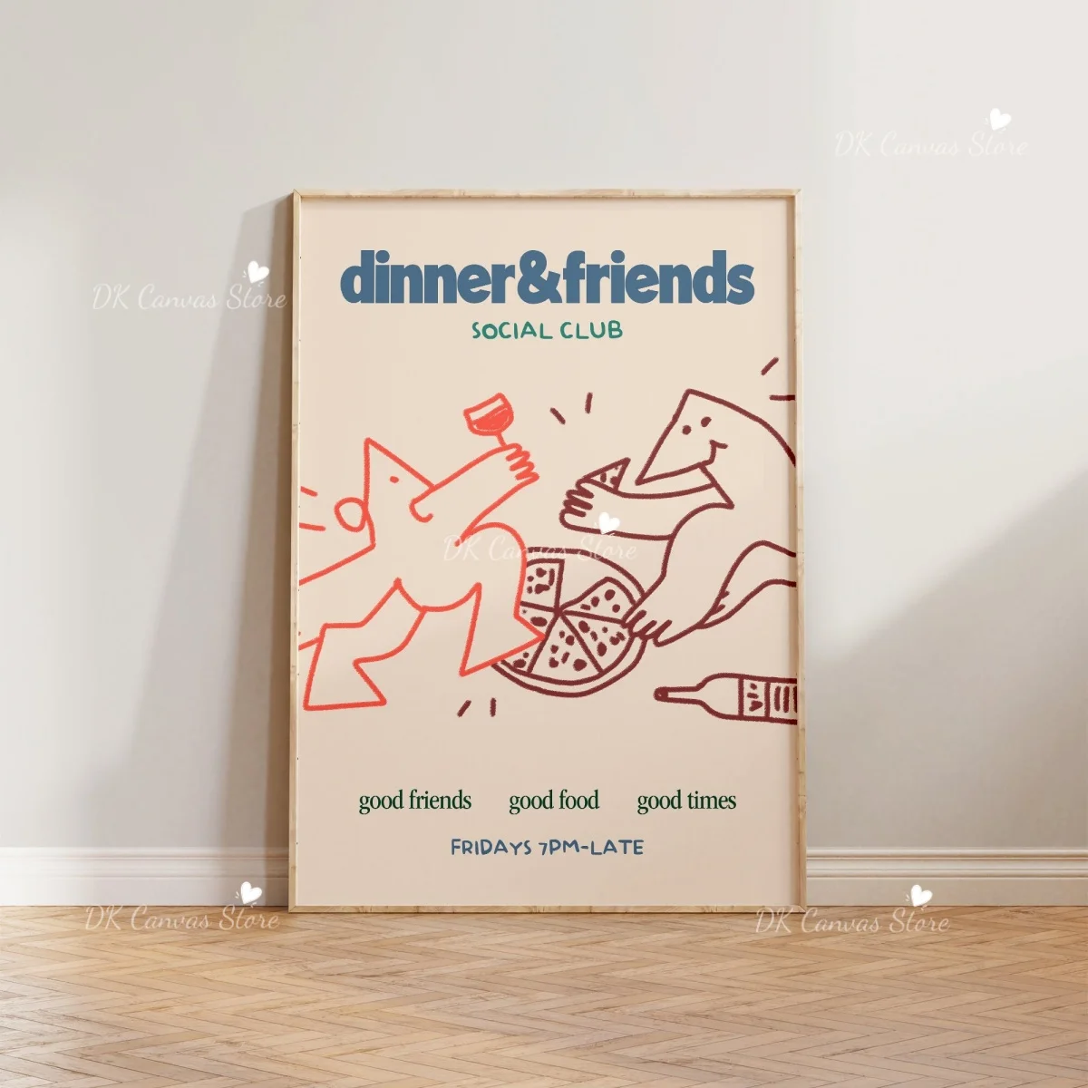 Plakat More Books ilustracja do czytelni Wzór 6