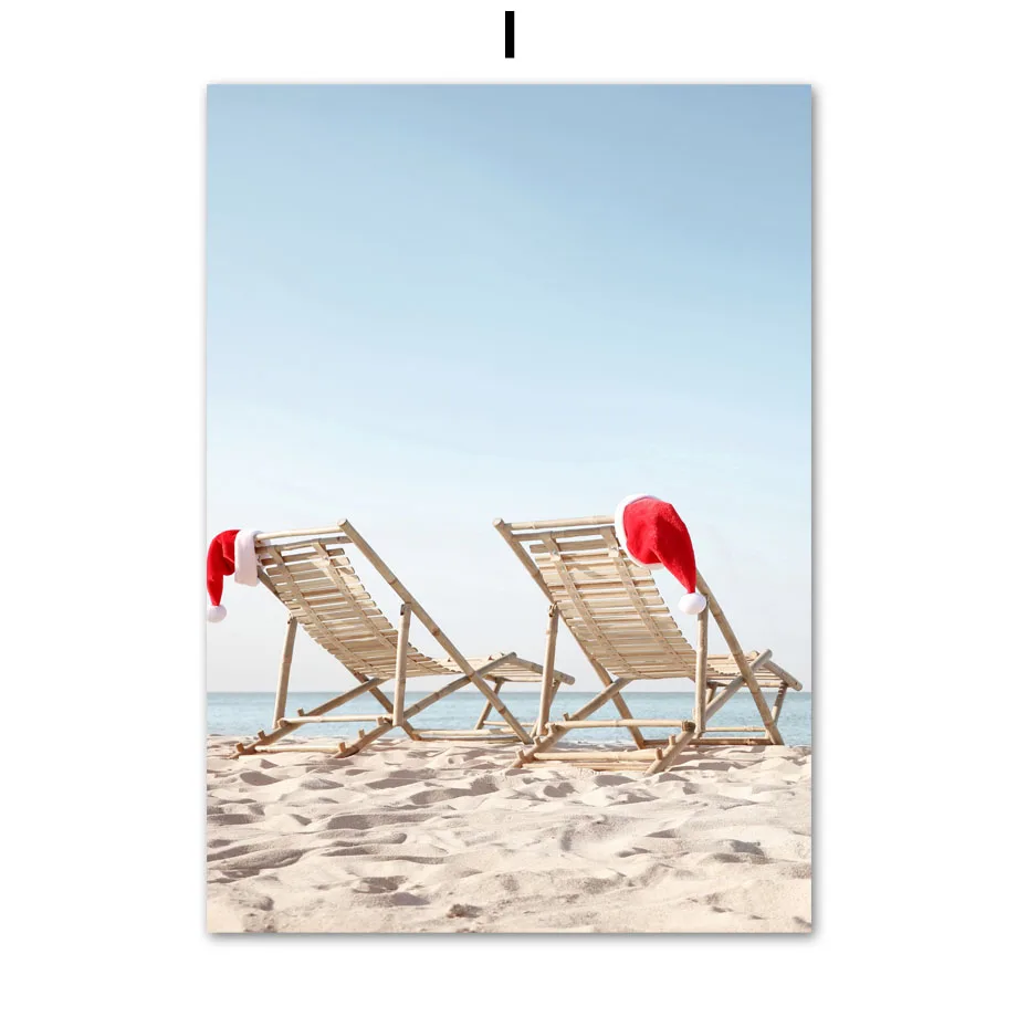 Plakat morski - latarnia, wieloryb i plaża Granatowy