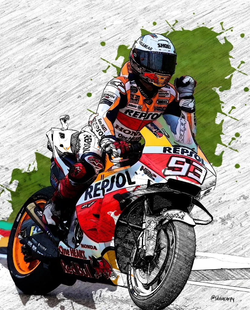 Plakat z motocyklem do salonu Jasnożółty