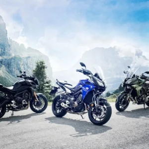 Plakat motocykl motorsport do pokoju chłopca Jasnożółty