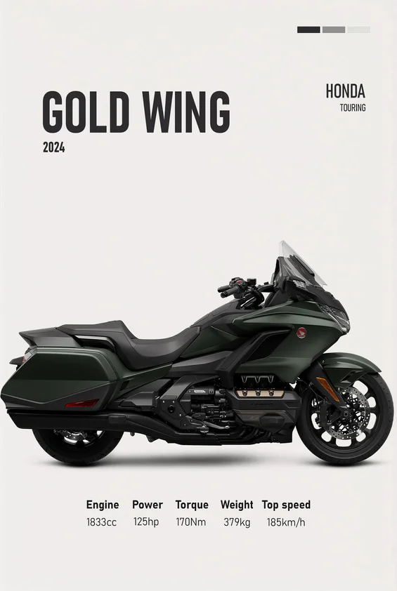 Plakat z luksusowym motocyklem wyścigowym Fioletowy