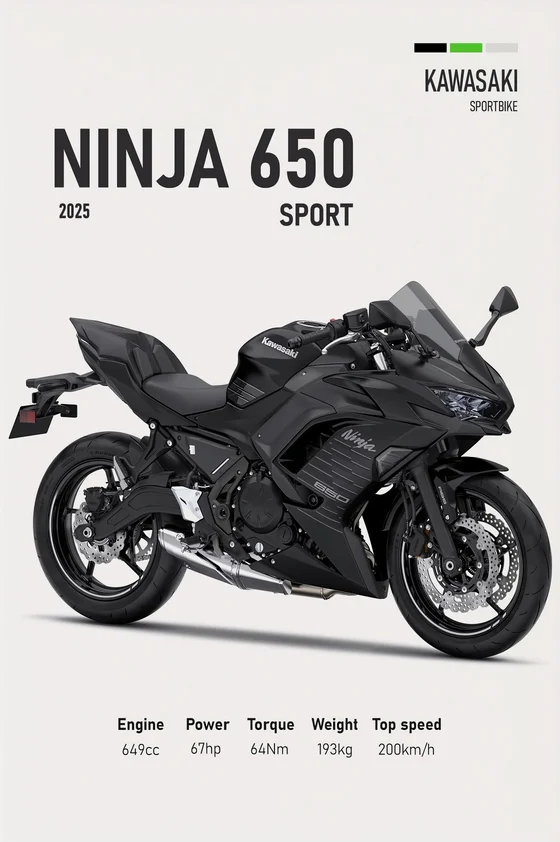 Plakat z luksusowym motocyklem wyścigowym Jasnoszary