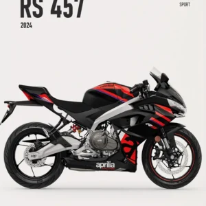 Plakat z luksusowym motocyklem wyścigowym Zielony