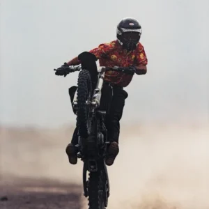 Motocykle cross - plakat sportowy Fioletowy