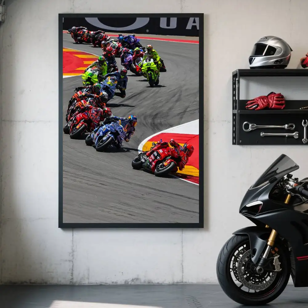 Plakat Marc Marquez MotoGP – mistrz #93 Wzór 2