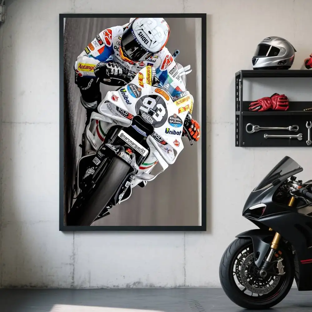 Plakat Marc Marquez MotoGP – mistrz #93 Wzór 4
