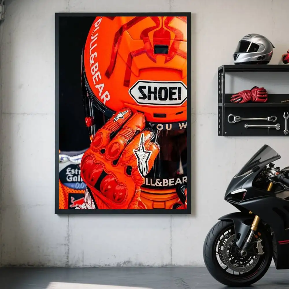 Plakat Marc Marquez MotoGP – mistrz #93 Wzór 5