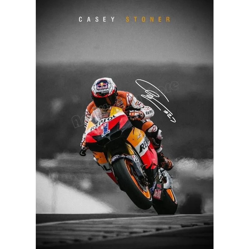 Legendy MotoGP - plakat motocyklowy Wzór 3