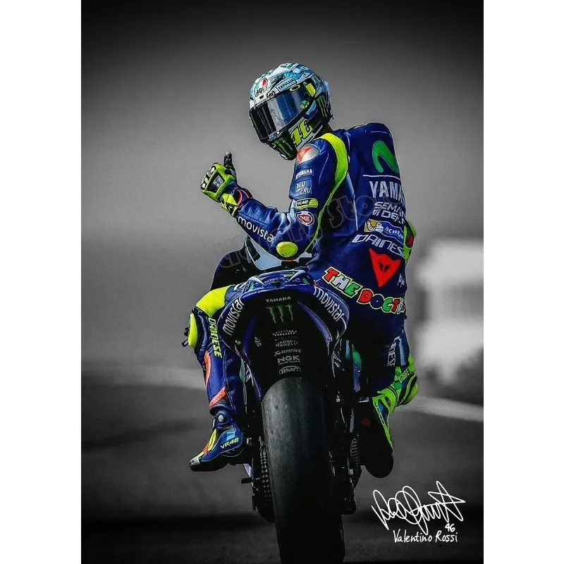 Legendy MotoGP – plakat motocyklowy Wzór 9