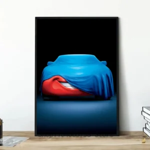 Plakat motoryzacyjny – kultowe samochody Wzór 1