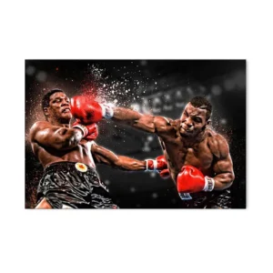 Plakat motywacyjny boks - cytat o planie Jasnozielony