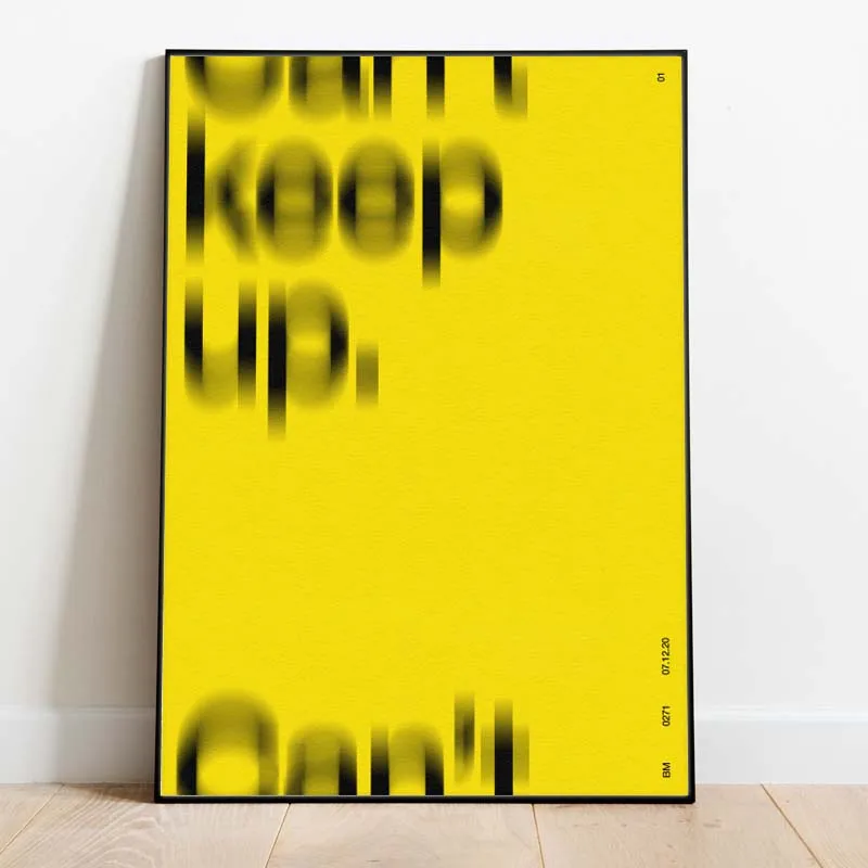 Motywacyjne cytaty w stylu retro – plakat typograficzny Wzór 10