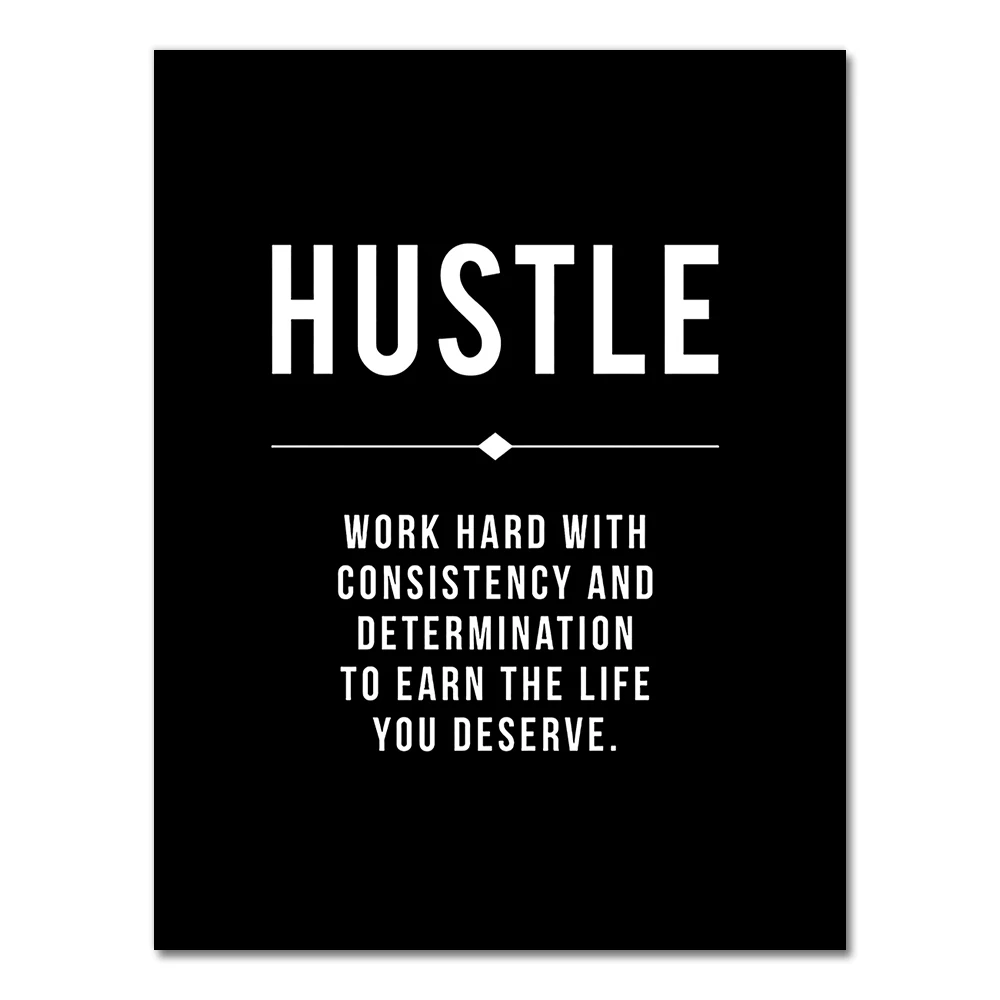 Plakat motywacyjny Grind Hustle Success do biura 01