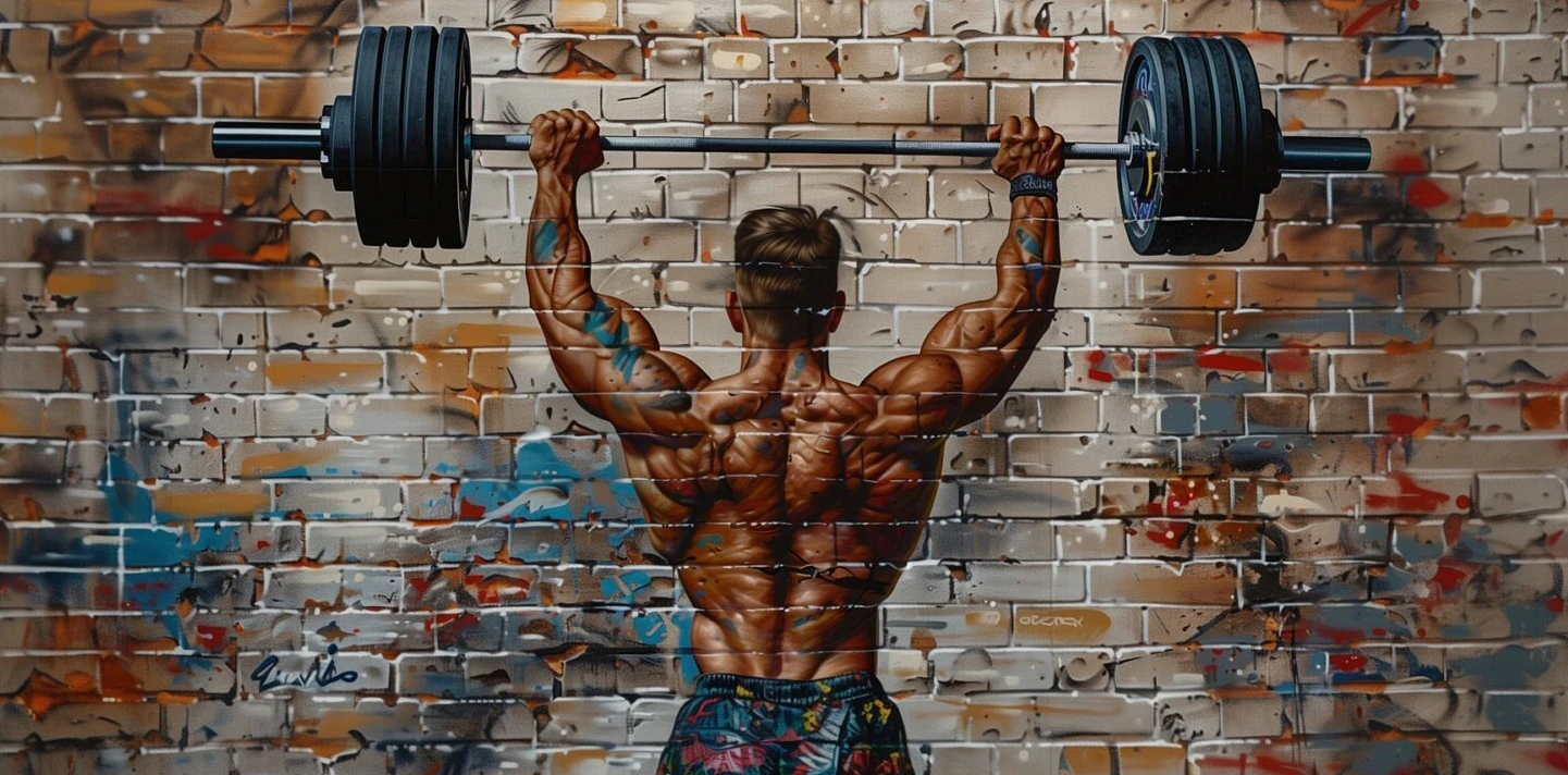 Motywacyjny Plakat Fitness na Siłownię Wzór 5