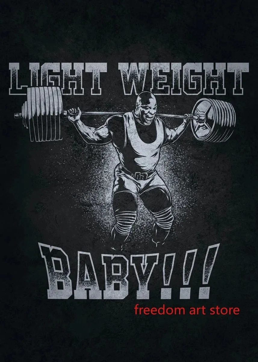 Plakat motywacyjny na siłownię - kulturystyka i fitness Wzór 2