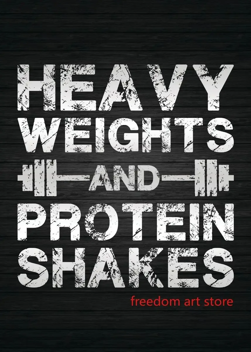 Plakat motywacyjny na siłownię - kulturystyka i fitness Wzór 8