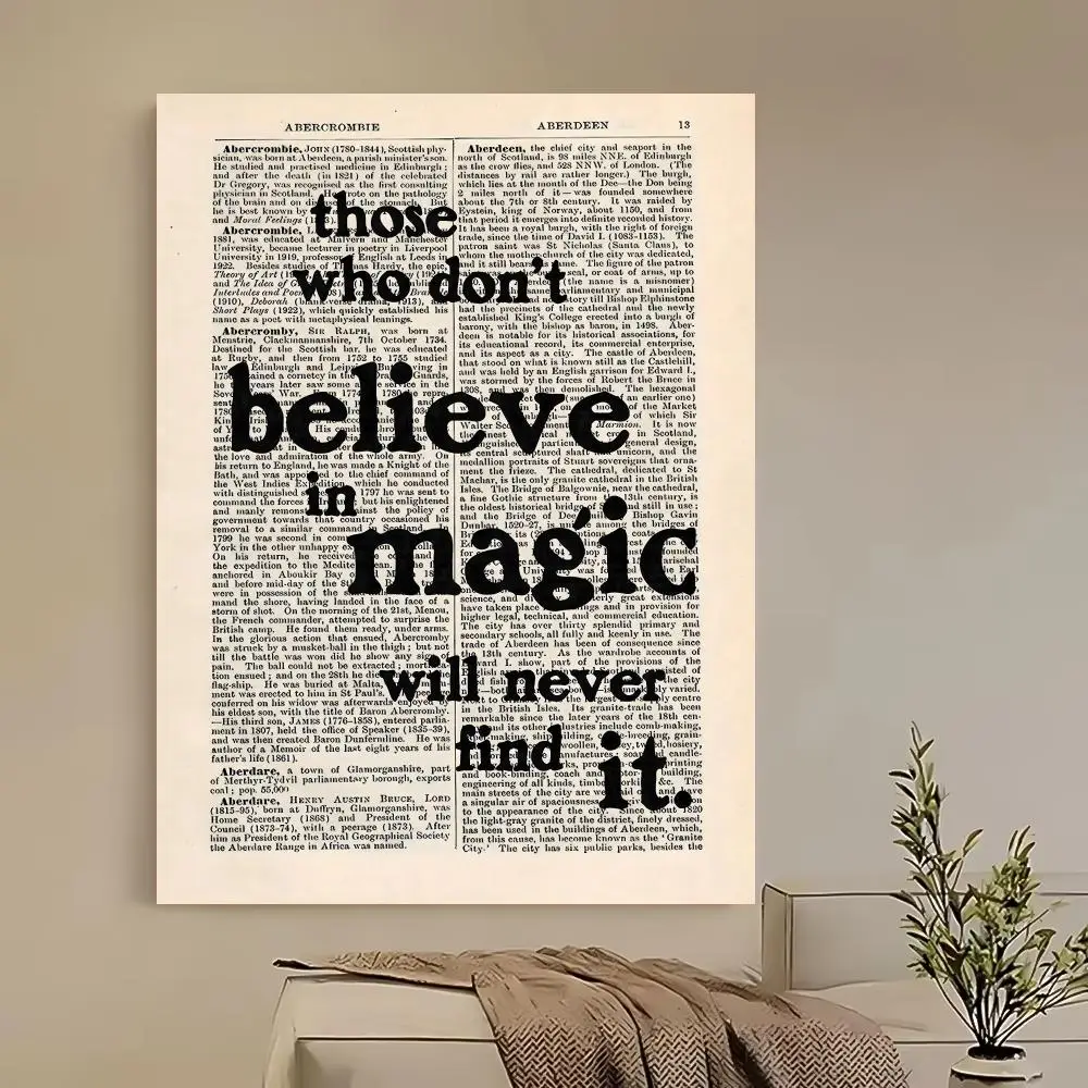 Plakat motywacyjny Sukces - napis do biura żółty