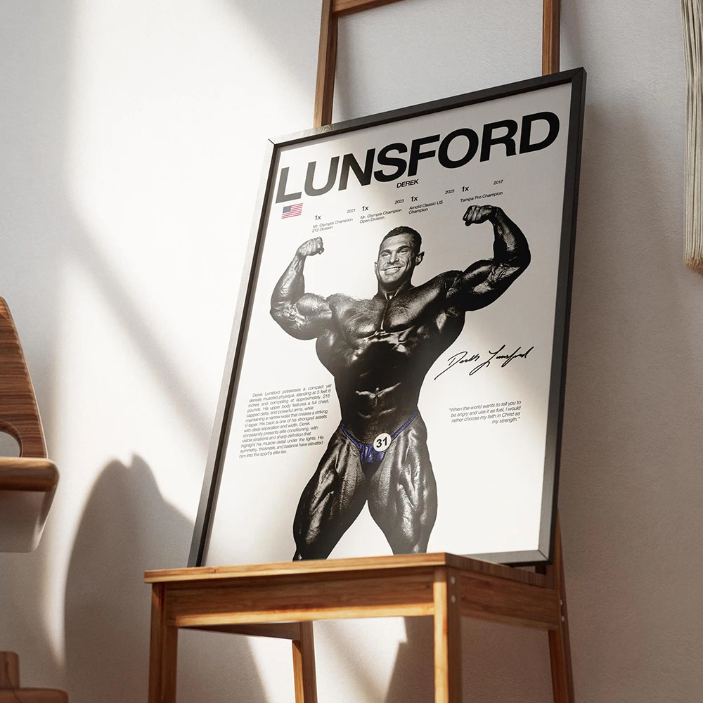 Plakat Mr. Olympia - legenda kulturystyki Wzór 2