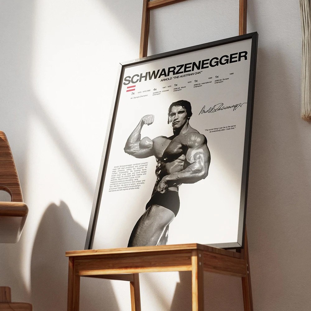 Plakat Mr. Olympia - legenda kulturystyki Wzór 7