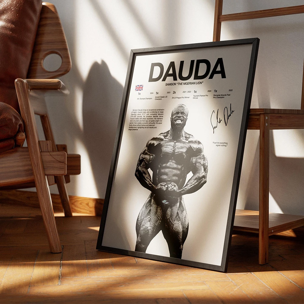 Plakat Mr. Olympia - legenda kulturystyki Wzór 8