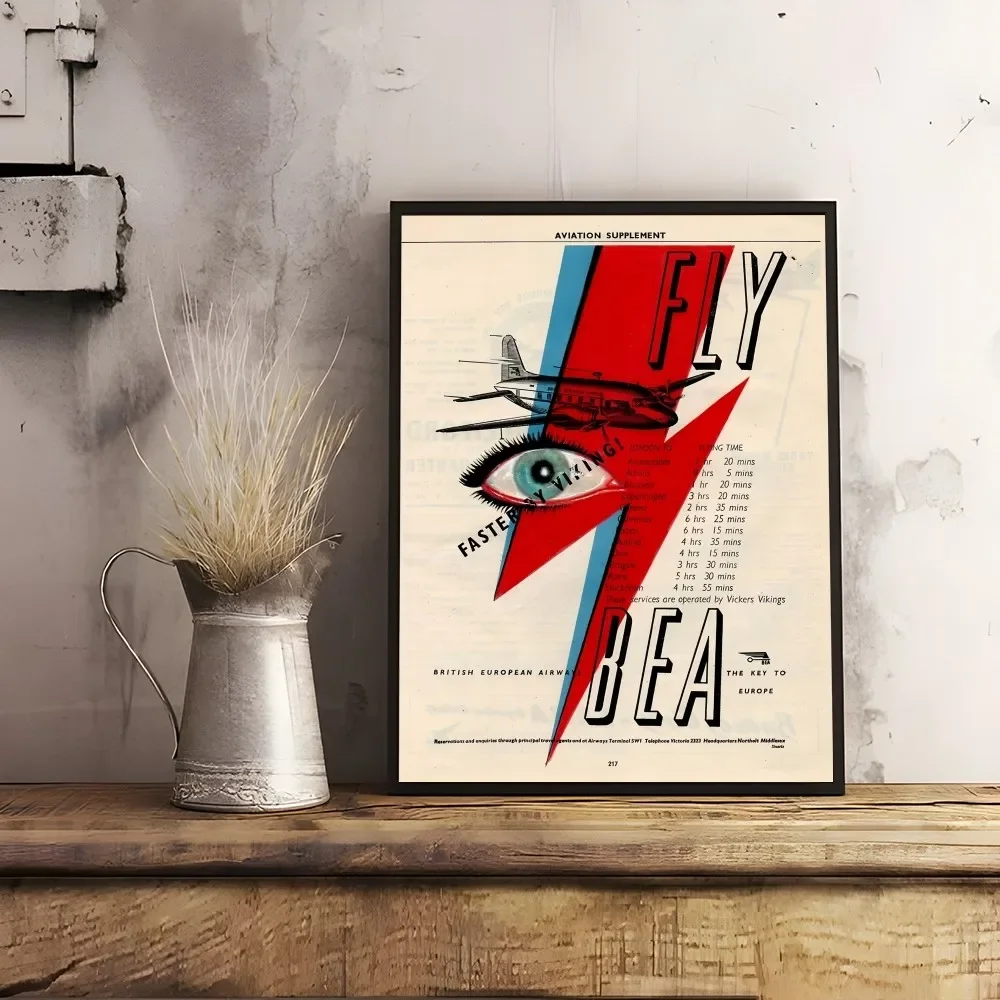 Plakat z muzyczną ikoną w stylu retro Biały