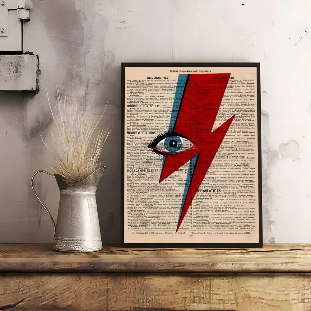 Plakat z muzyczną ikoną w stylu retro Fioletowy
