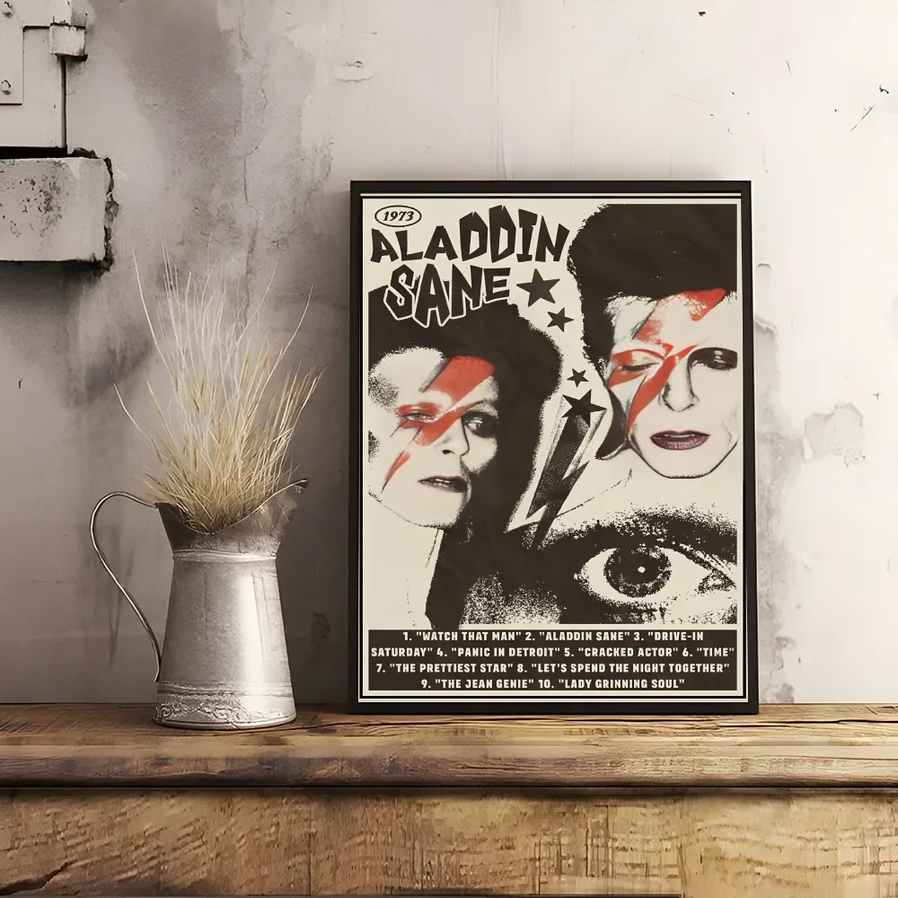 Plakat z muzyczną ikoną w stylu retro Różowy